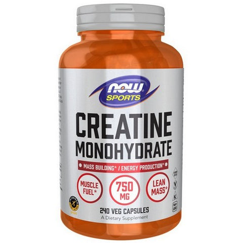 Now Foods, Creatine Monohydrate, 750 mg, 240 VegCaps