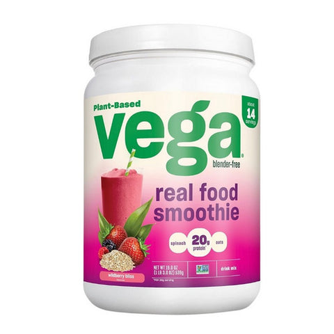 Vega, Real Food Smoothie Wildberry Bliss, 19 Oz