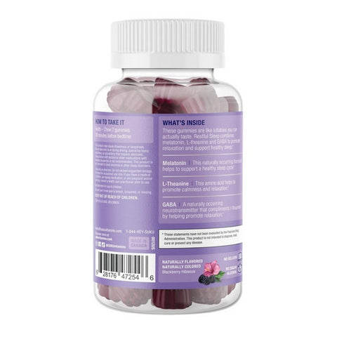 SUKU Vitamins, Restful Sleep Gummy, 50 Count