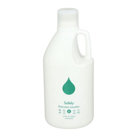 Safely, Everyday Laundry Liquid Detergent Free And Clear, 64 Oz (Case Of 4)