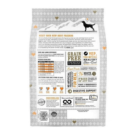 I And Love And You, Nude Super Food Dry Dog Food Poultry Palooza, 5 Lbs (Case Of 3)