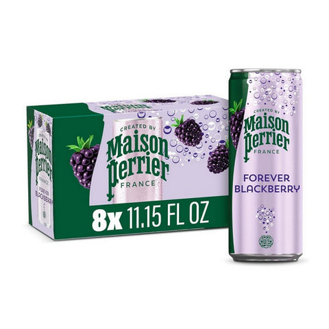 Sparkling Water Blackberry 11.15 Oz x 8 (Case Of 3) by Maison Perrier