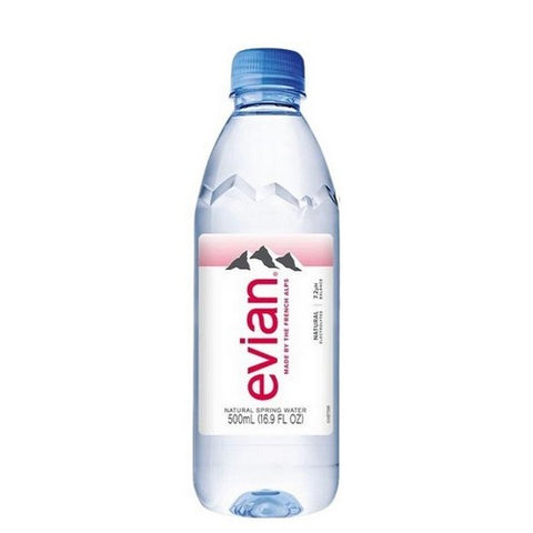 Evian, Natural Spring Water, 16.9 Oz (Case of 4)