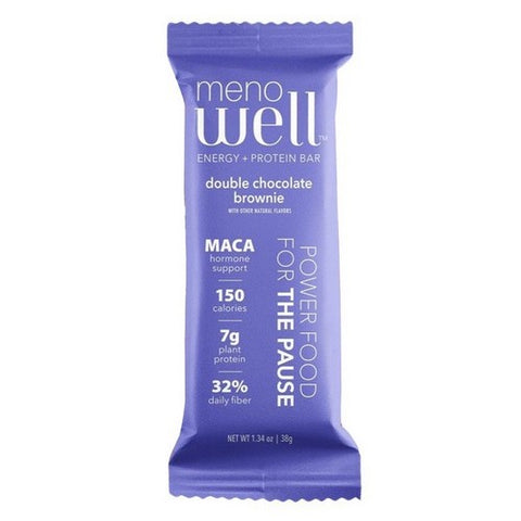 Menowell, Nutritional Bar Double Chocolate Brownie, 1.34 Oz (Case Of 10)