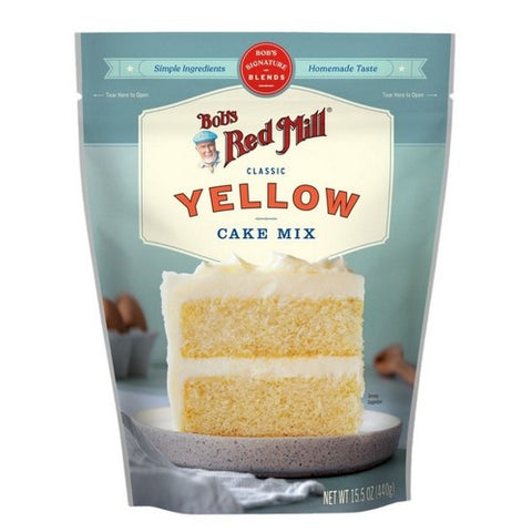 Bobs Red Mill, Bob's Red Mill Yellow Cake Mix, 15.5 Oz (Case Of 4)
