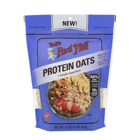 Bobs Red Mill, High Protein Gluten Free Rolled Oats, 16 Oz (Case Of 4)
