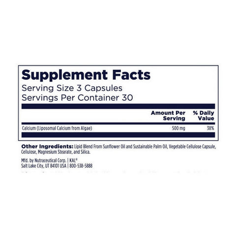 Kal, Liposomal Calcium, 90 Count