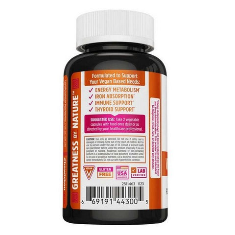 Zhou Nutrition, Vegan Essentials, 60 Count