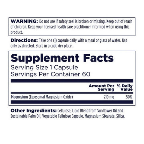 Kal, Liposomal Magnesium, 60 Count