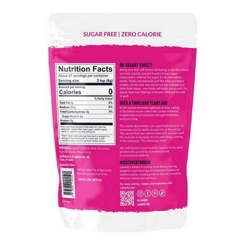 Lakanto, Lakanto Brown Monkfruit Sweetener, 16 Oz (Case of 8)