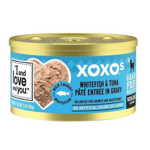 I And Love And You, Xoxos White Fish And Tuna Wet Cat Food, 3 Oz (Case of 24)