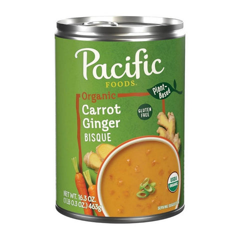 Pacific Foods, Organic Carrot Ginger Bisque, 16.3 Oz (Case Of 12)