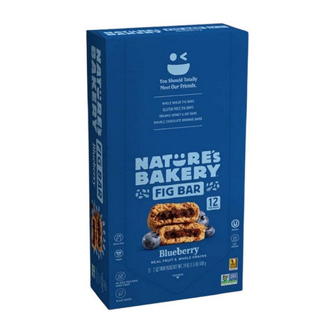 Natures Bakery, Fig Bar Blueberry Gluten Free, 2 Oz