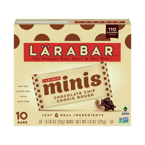 Minis Chocolate Chip Cookie Dough 7.8 Oz (Case of 8) by Larabar