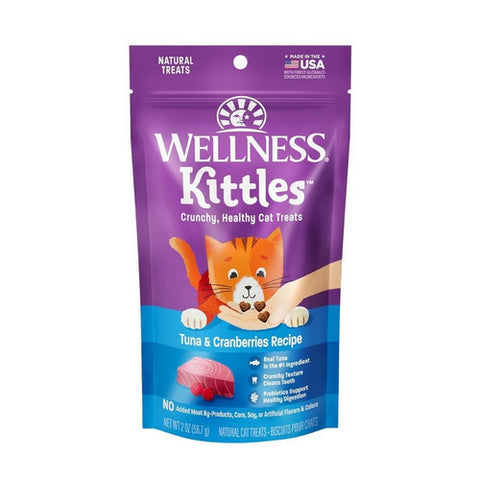 Wellness, Cat Treat Kittles Tuna And Cranberry, 2 Oz (Case of 14)
