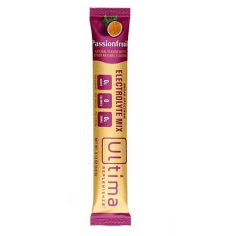 Ultima Replenisher, Ultima Replenisher Passionfruit Electrolyte Drink Mix Stick, 0.13 Oz (Case of 20)