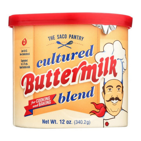 Cultured Buttermilk Powder Blend 12 Oz (Case Of 12) by Saco Foods