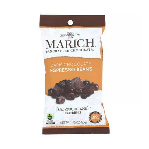 Dark Chocolate Espresso Beans 1.75 Oz (Case Of 12) by Marich