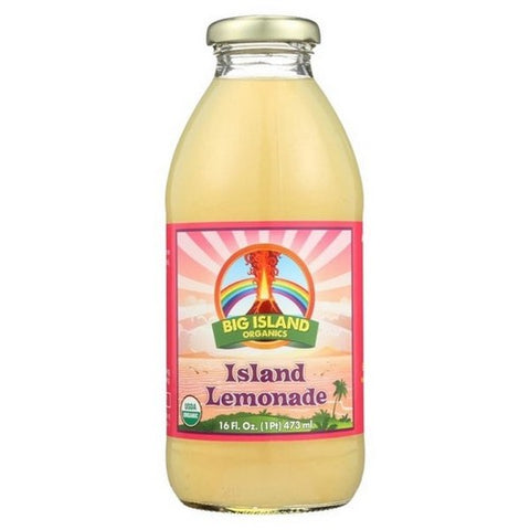 Big Island Organics, Island Lemonade Bottle, 16 Oz (Case Of 12)