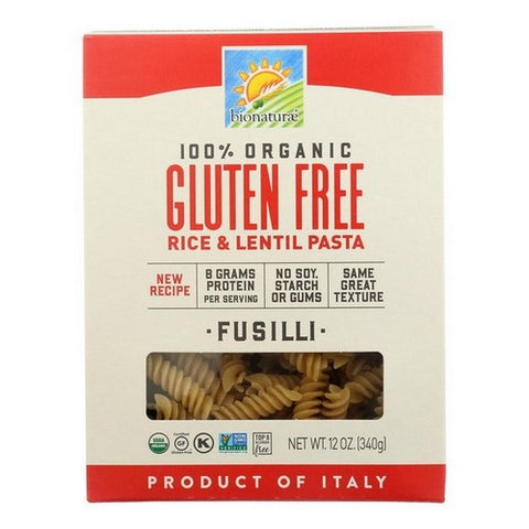 Bionaturae, Organic Gluten Free Fusilli Pasta, 12 Oz (Case Of 12)