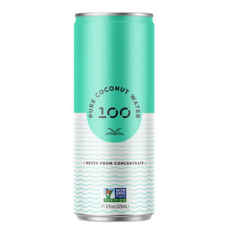 One Hundred Coconuts, Pure Coconut Water, 11 Oz (Case Of 12)