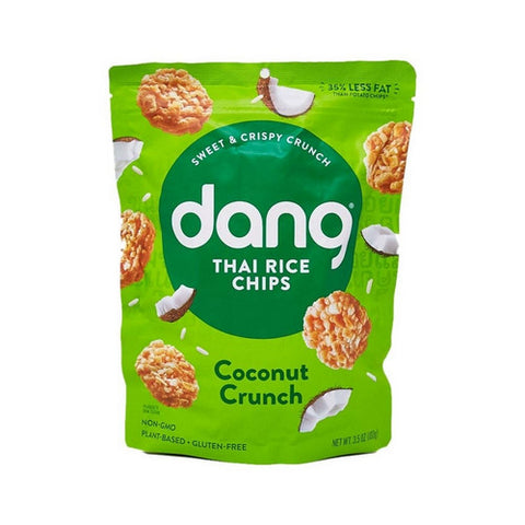 Sticky Rice Chips Coconut Crunch 3.5 Oz (Case Of 12) by Dang