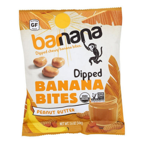 Organic Dipped Banana Bites Peanut Butter 1.4 Oz (Case Of 12) by Barnana