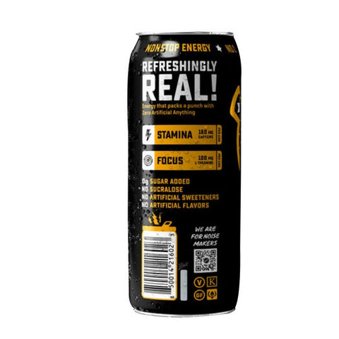 Riot Energy, Organic Energy Drink Mango, 16 Oz (Case Of 12)