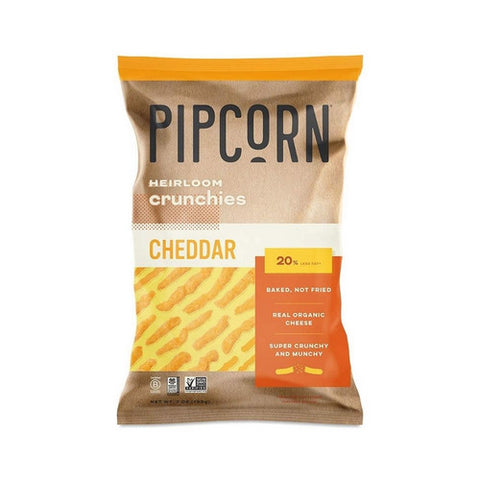 Pipcorn, Crunchies Cheddar, 7 Oz (Case Of 12)