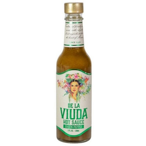 De La Viuda, Hot Sauce Green Pepper, 5 Oz (Case Of 12)