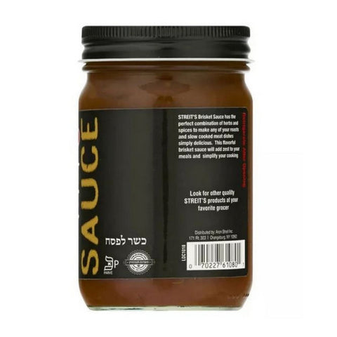Streits, Brisket Sauce Original With Onions, 12 Oz (Case Of 6)