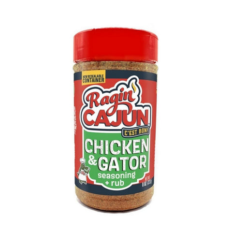 Chicken Or Gator Cajun Seasoning 8 Oz (Case Of 6) by Ragin Cajun