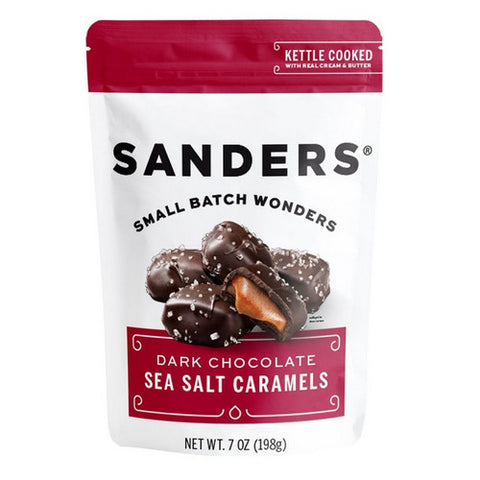 Sea Salt Caramel Dark Chocolate 7 Oz (Case Of 6) by Sanders