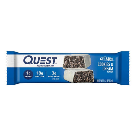 Protein Bar Cookies And Cream 1.83 Oz (Case Of 12) by Quest