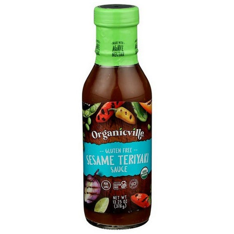 Organicville, Organic Sesame Teriyaki Sauce, 13.25 Oz (Case Of 6)