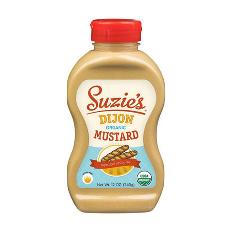 Organic Dijon Mustard 12 Oz X 4 (Case Of 6) by Suzies