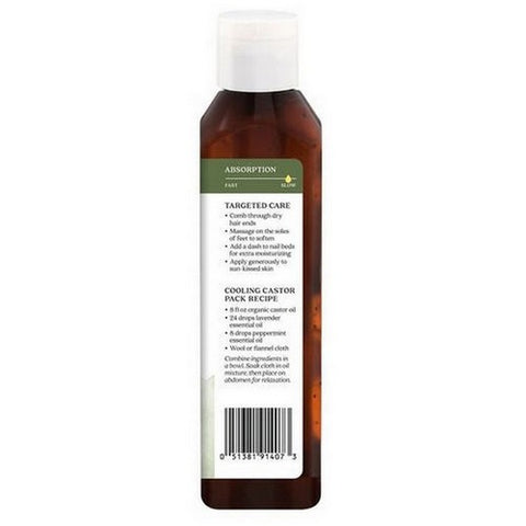 Aura Cacia, Organic Castor Oil, 8 Oz