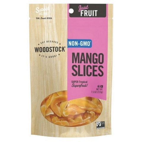 Woodstock, Sweetened Mango Slices, 7.5 Oz (Case Of 8)