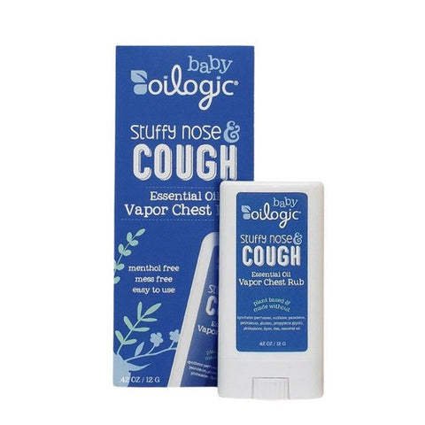 Oilogic, Baby Stuffy Nose & Cough Essential Oil Vapor Chest Rub, .42 Oz