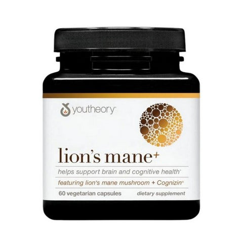 Youtheory, Lions Mane Plus, 60 Vegcaps