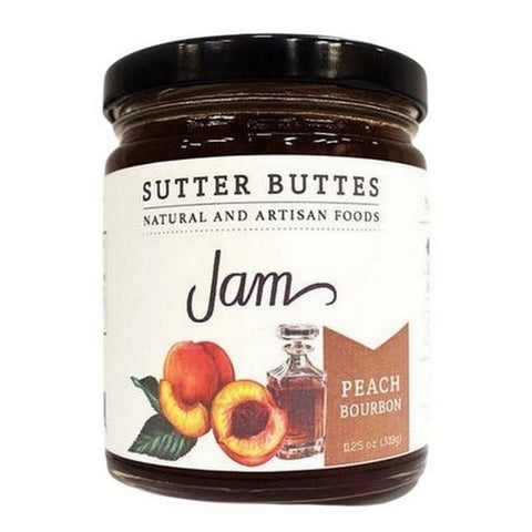 Sutter Buttes, Peach Bourbon Jam, 11.25 Oz