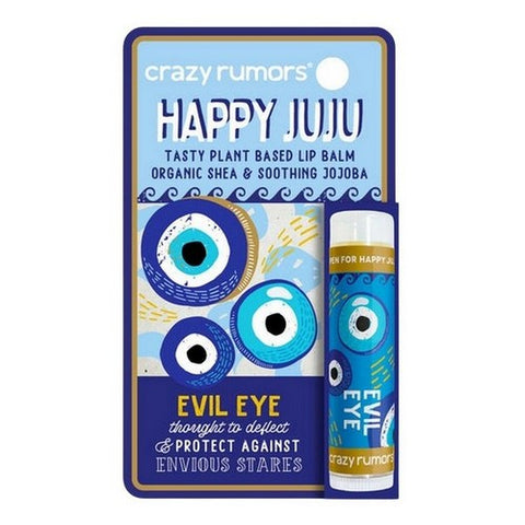 Crazy Rumors, Happy Juju Evil Eye Lip Balm, 0.15 Oz