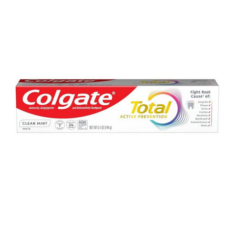 Colgate, Total Clean Mint Toothpaste, 5.1 Oz