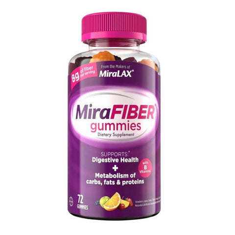 Mirafiber, Fiber Gummies, 72 Count