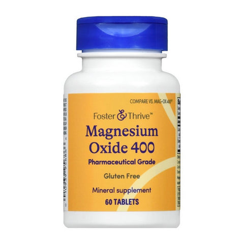 Foster And Thrive, Magnesium Oxide 400, 60 Tabs