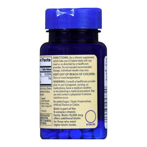 Foster And Thrive, Biotin, 10,000 Mcg, 60 Tabs