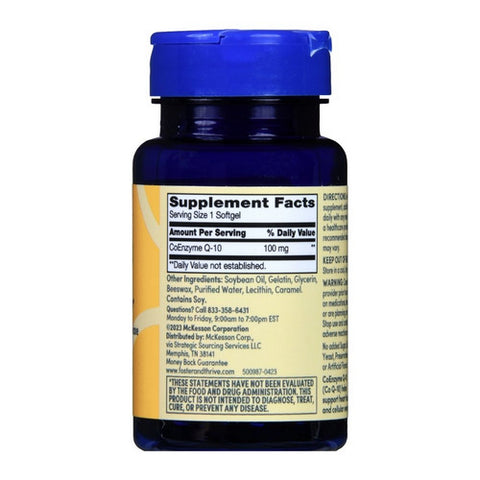 Foster And Thrive, Co Q-10 Rapid Release, 100 Mg, 30 Softgels