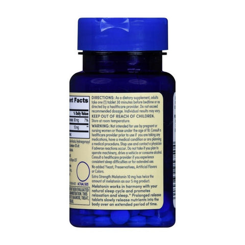 Foster And Thrive, Extra Strength Melatonin, 10 Mg, 60 Tabs