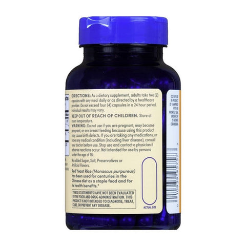 Foster And Thrive, Red Yeast Rice, 600 Mg, 100 Caps