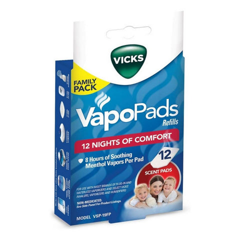 Vicks, Vapopads Refills Scent Pads, 12 Count
